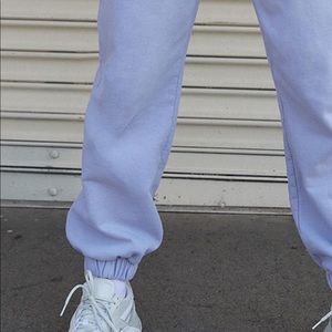 Brandy Melville light blue/grey joggers